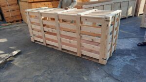 custom wooden pallets and crates in Sharjah, UAE