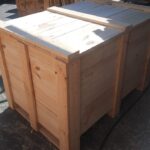 Wooden storage boxes