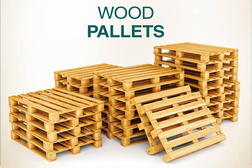 Wooden pallets in Dubai